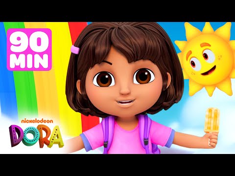 Dora Having Fun in the Sun For 90 Minutes! ☀️ #2 | Dora & Friends