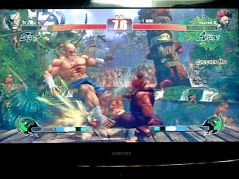 Veserius(Akuma) vs Spidey(Sagat). Street Fighter Scrub Games 4