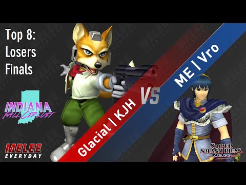 Zero Fox Given - Glacial | KJH (Fox) vs. ME | Vro (Marth) - SSBM - Top 8, LF