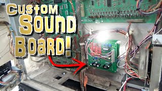 The New GeeTeOh.com Sound Board In Our Bally Lost World Pinball Machine!