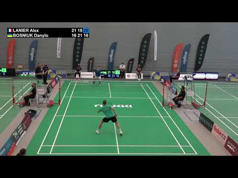Match point - Alex Lanier vs Danylo Bosniuk - MS, SF – Latvia Int. 2021