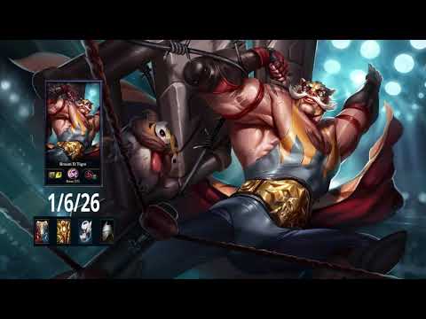 BRAUM SUPORTE (SUP) VS PANTHEON - CHALLENGER LOL | REPLAY DE JOGOS