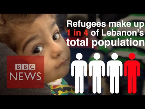 Lebanon: 1 in 4 people is a refugee - BBC News