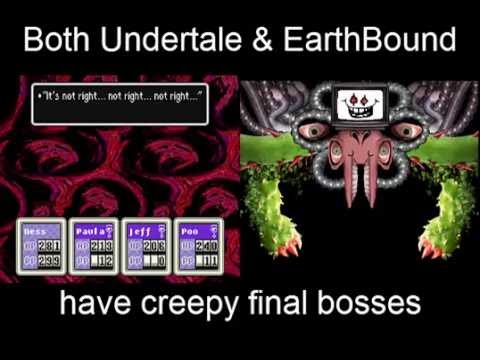 Similarities between Undertale and EarthBound (MOTHER) Series