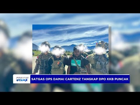 SATGAS OPS DAMAI CARTENZ TANGKAP DPO KKB PUNCAK