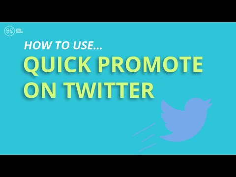 How To Use Quick Promote On Twitter
