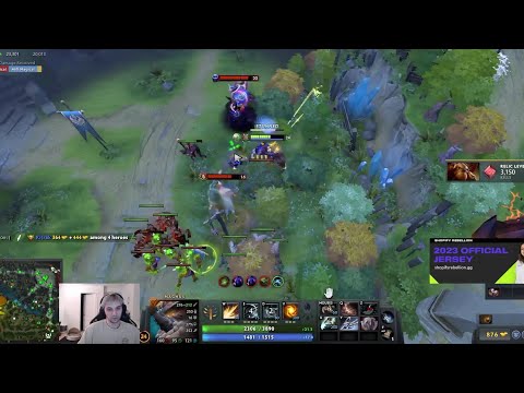 Arteezy Magnus is deleted by Fast Hand Shackleshot of Windranger