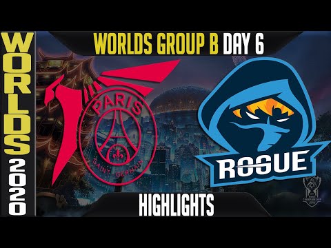 PSG vs RGE Highlights | Worlds 2020 Group B Day 6 - LoL World Championship | PSG Talon vs Rogue