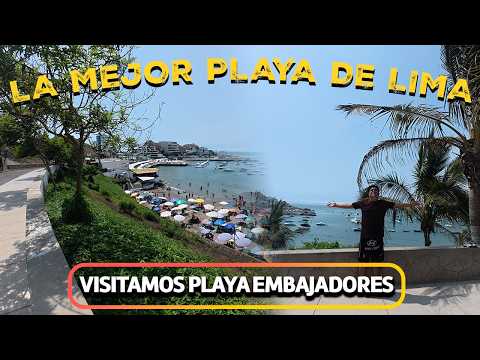 LA MEJOR PLAYA DE LIMA | PLAYA EMBAJADORES en LIMA SIMILAR A LAS PLAYAS DEL CARIBE, Sera cierto ?