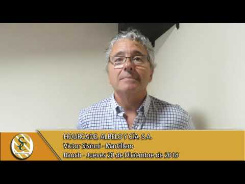 20-12-18 Nota Victor Sisinni - Martillero - Hourcade, Albelo y Cía. S.A. - Rauch