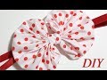 🎀 Fabric Hair Bow Tutorial