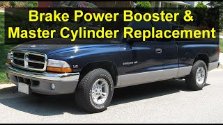 How to replace the brake booster and master cylinder on a Dodge Dakota - VOTD