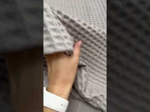 Вафельное полотно серо-бежевый ТН