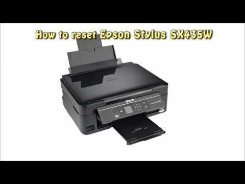 Reset Epson SX 435W Waste Ink Pad Counter
