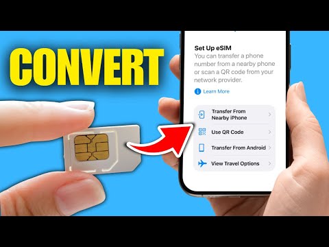 How To Convert SIM To eSIM In iPhone (Full Guide)