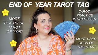 My Tarot Year In Review: Decks, Tarot Practice & Plot Twists👁️👄👁️ #endofyeartarottag VR