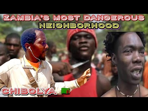 Most Dangerous Community in Lusaka Zambia | This is Chibolya neighborhood