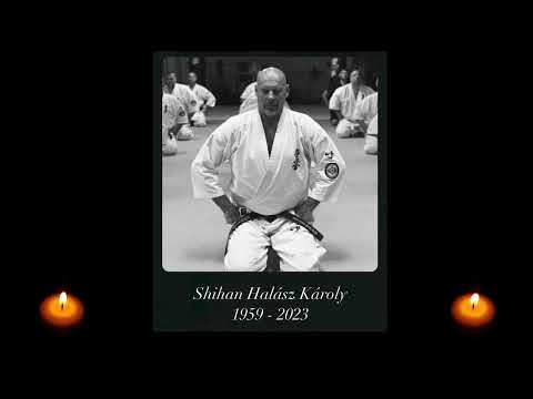 Shihan Halász Károly már odafent edzi az égieket. 🖤🖤🖤 Osu!