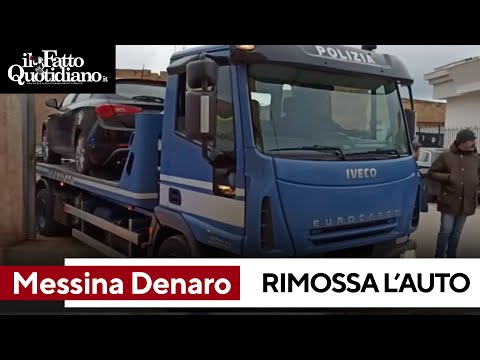Messina Denaro, la polizia rimuove l'auto del boss