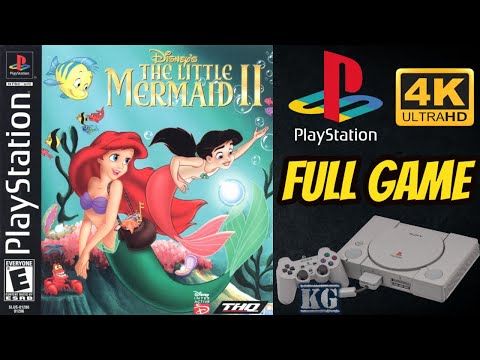 Disney's The Little Mermaid 2 | PS1 | 4K60ᶠᵖˢ UHD🔴| Longplay Walkthrough Playthrough Full Movie Game