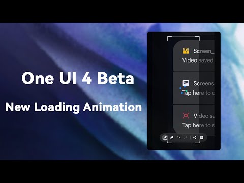 One UI 4 Beta introduces new Loading Animation😋😋😋 | Samsung | Android 12 | SammyFans #Shorts