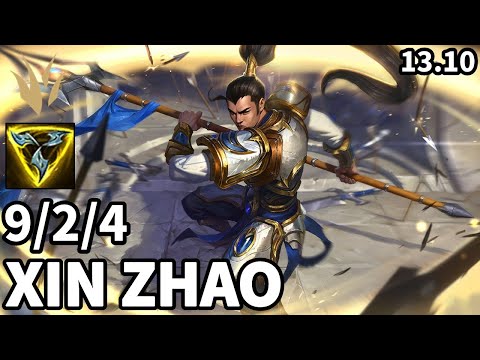 Xin Zhao Jungle vs Nidalee - EUW Master | Patch 13.10