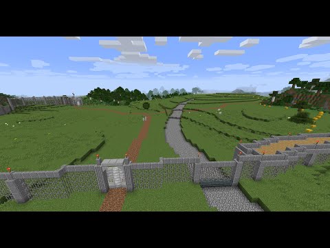 EPIC Minecraft Prehistoric Park: Massive Terrain Progress & New Fence!
