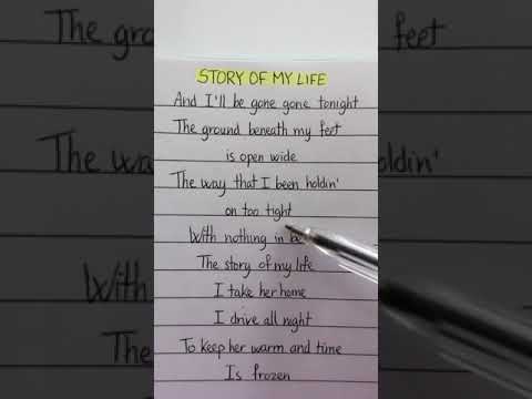 One Direction - Story of My Life | Lyrics Music 2021