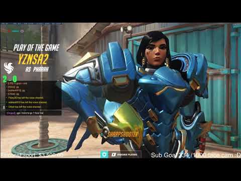 POTG! YZNSA ONE TRICK PHARAH - GAMEPLAY OVERWATCH SEASON 28 TOP 500