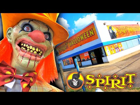SPIRIT HALLOWEEN 2020 inside ABANDONED KIDS R US Canton Ohio