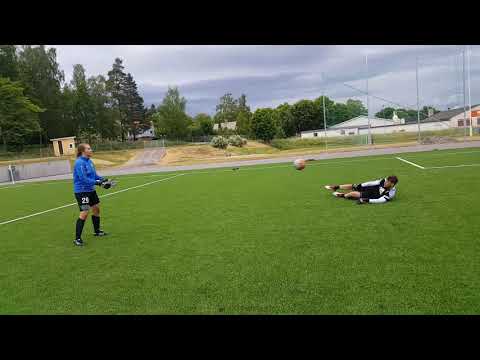Målvaktsträningen fotboll med Maja Kisa BK och Henrik Rimforsa IF
