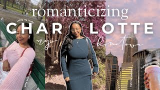 romanticizing my hometown | visiting charlotte nc, trying a new cafe, exploring midtown 🏙️