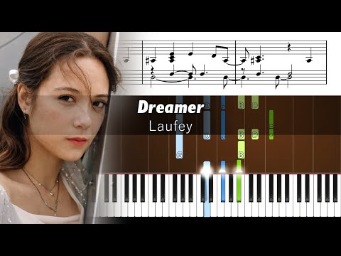 Laufey - Dreamer - Piano Tutorial with Sheet Music
