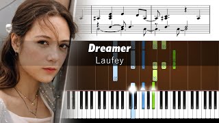 Laufey - Dreamer - Piano Tutorial with Sheet Music