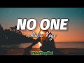 Alicia Keys - No One (Lyrics)🎶