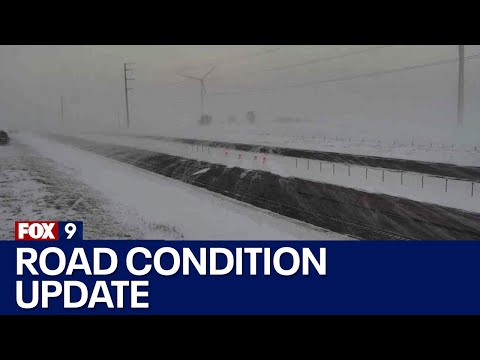 Minnesota road conditions amid blizzard-like conditions [8 a.m. update]
