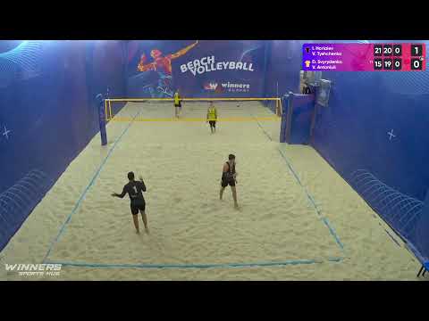 09:20 I. Horiaiev / V. Tyshchenko - D. Svyrydenko / V. Antoniuk 18.08.2022 |Winners Beach Volleyball