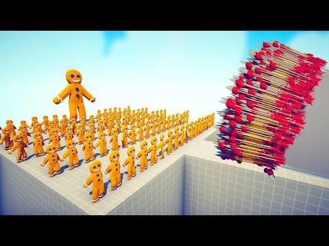 100x GINGERBREAD + GIANT vs EVERY GOD - Totally Accurate Battle Simulator TABS