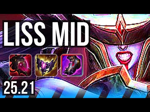 LISSANDRA vs KATARINA (MID) | EUW Master | 25.21