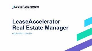 LeaseAccelerator YouTube Video