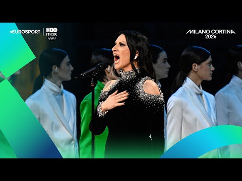 Laura PAUSINI emoziona il mondo sulle note dell'INNO DI MAMELI | #MilanoCortina2026