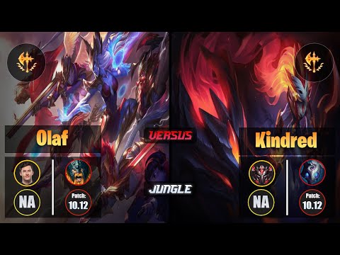 Svenskeren OLAF (Jungle) [Conqueror] VS KINDRED - Grandmaster NA Patch 10.12