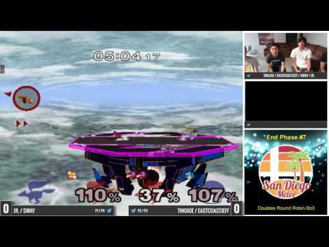 End Phase #7 - Jr. / Sway vs. TinoJoe / EastCoastJeff - Doubles RR - Melee