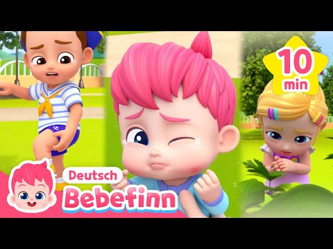 [TOP3] Autsch, autsch! Wehwehchen Lied 🩹 | Mix | Bebefinn Deutsch - Kinderlieder