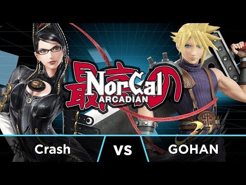 NorCal Arcadian 2018 - Top 32: TCM | Crash (Bayonetta) vs. ZF | GOHAN (Cloud)