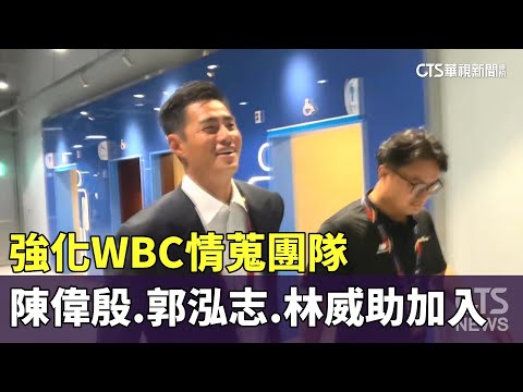 強化WBC情蒐團隊　陳偉殷.郭泓志.林威助加入