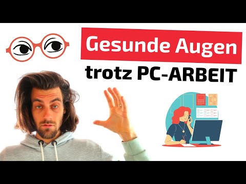 Wie du deine Augen trotz Bildschirmarbeit schonen kannst!