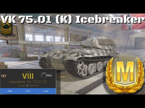 Icebreaker VK 75.01 (K) Ace Tanker Battle, World of Tanks Console.