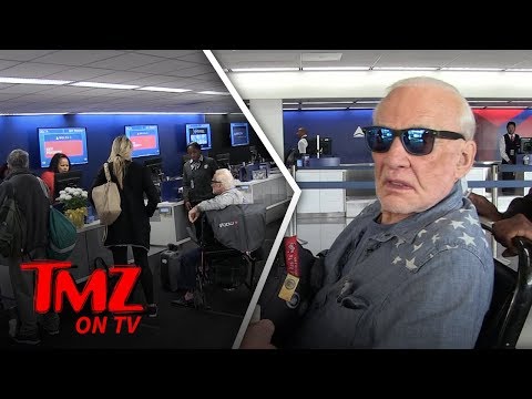 Buzz Aldrin - Airport Meltdown! | TMZ TV