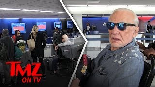 Buzz Aldrin - Airport Meltdown! | TMZ TV